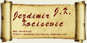 Jezdimir Kočišević vizit kartica